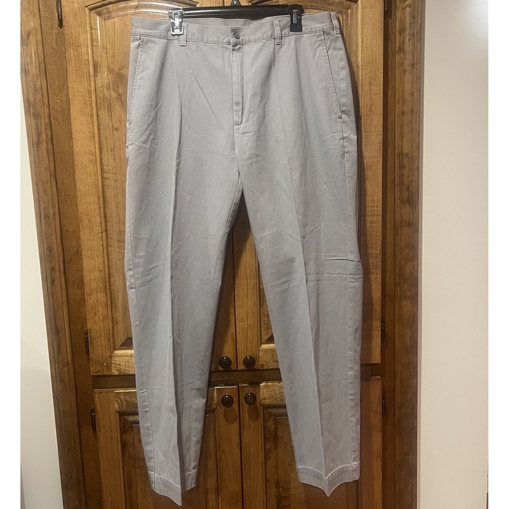 Jos. A.Bank Classic Collection Size 38x32 Men's Gray‎ Tailored Fit Chino Pants